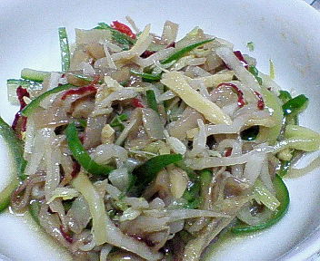くらげの中華和え物
